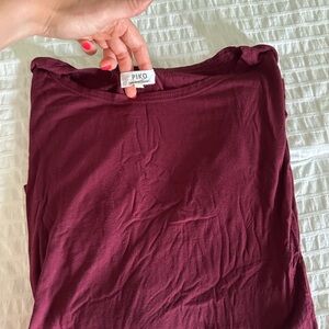 Piko 1988 Women's Long Sleeve Tee - Burgundy